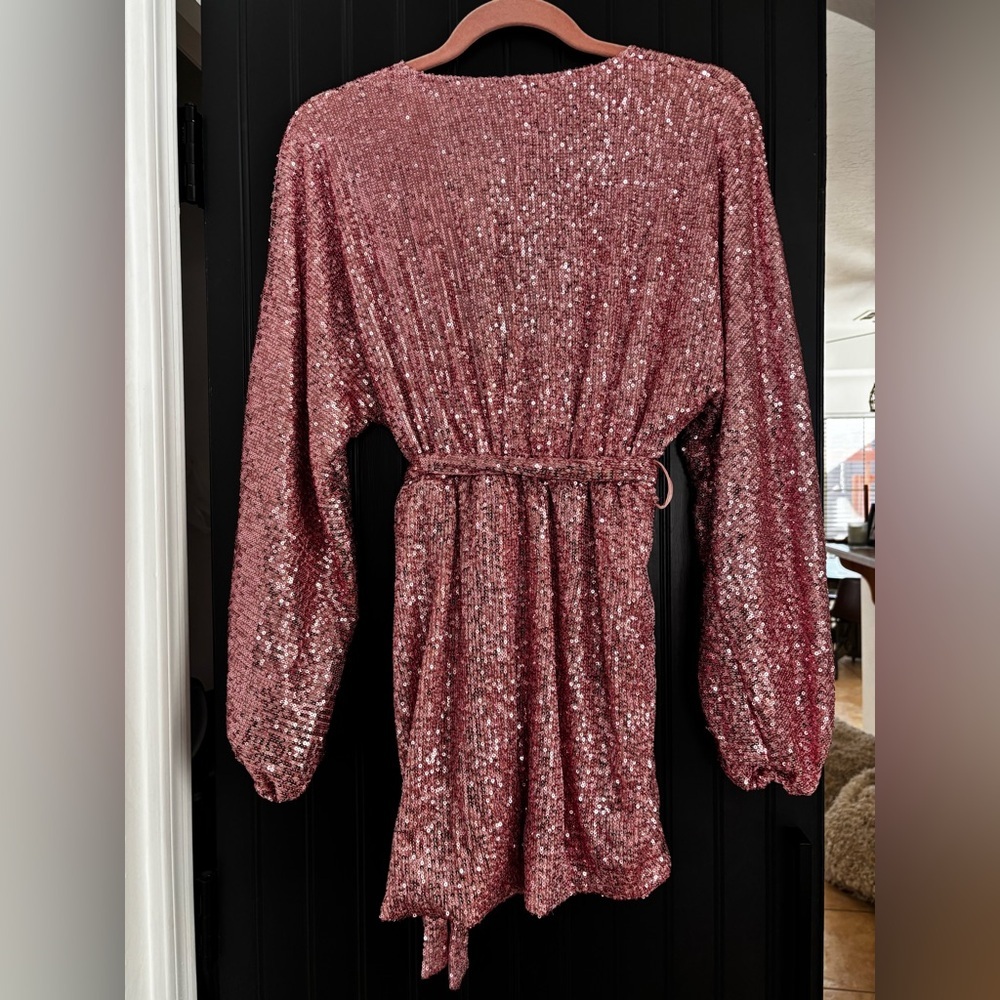Princess Polly Pink Long sleeve mini dress - Picture 8 of 9